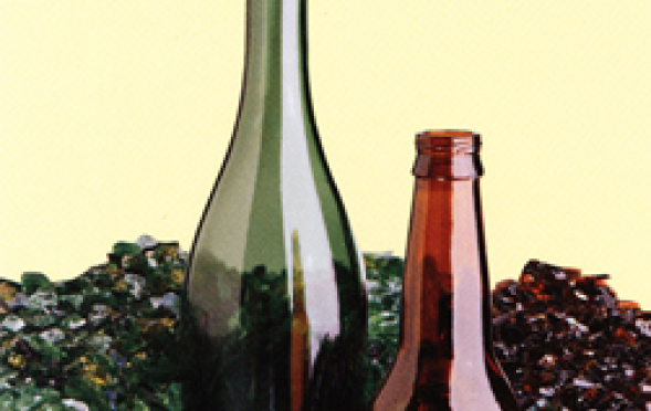 green red bottle